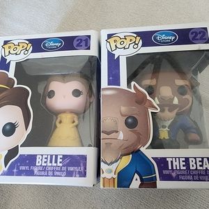 Pop Funko Belle 21 and The Beast 22